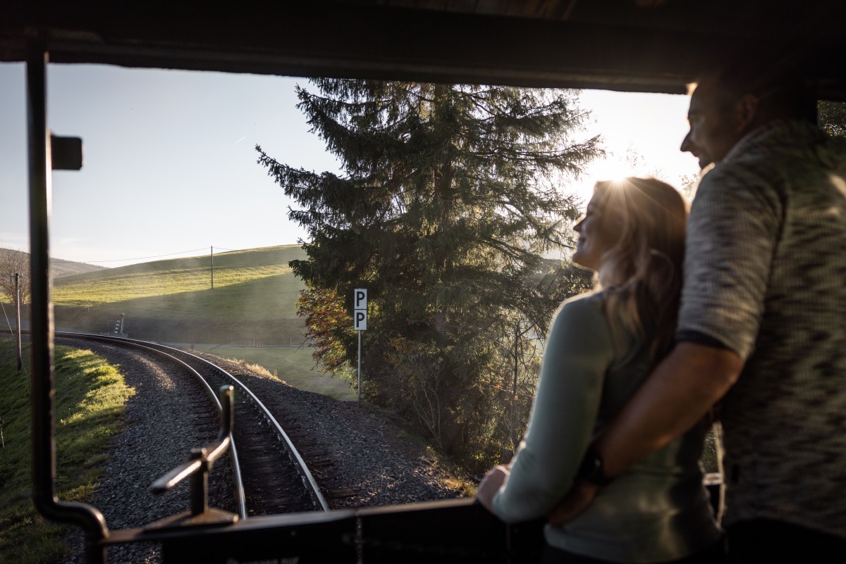 Eisenbahnromantik bei der Fichtelbergbahn &copy; Philipp Herfort Photography
