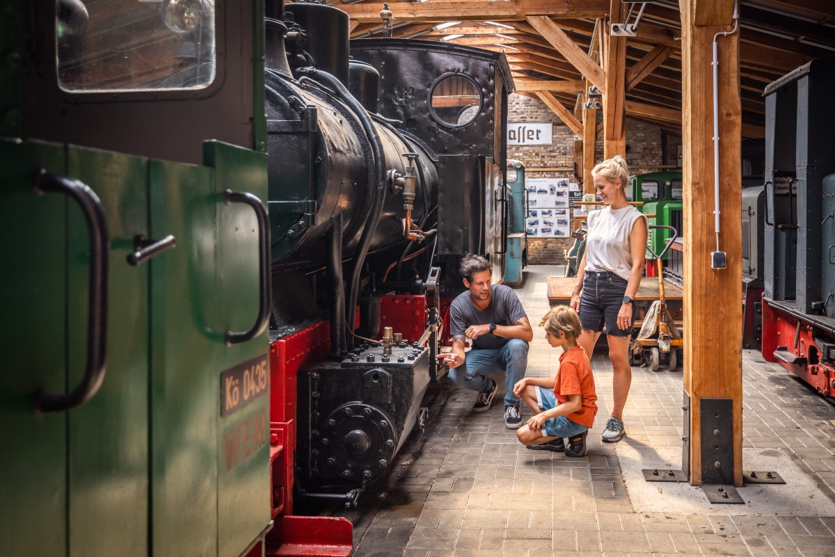 Waldeisenbahn Muskau_Museum Anlage Mitte &copy; Philipp Herfort Photography