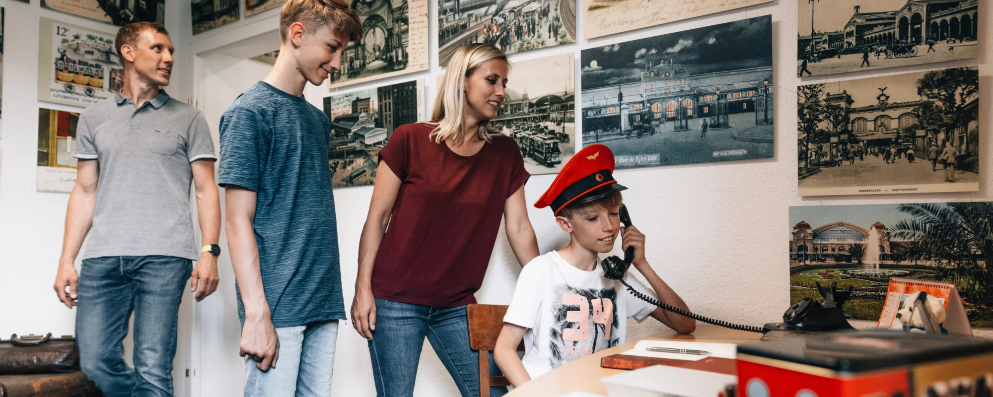 Eisenbahn-Postkarten-Museum im Bf Oschatz S&uuml;d
